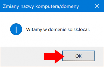 Dodanie systemu Windows 10 PRO do domeny.