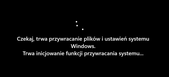 Przywracanie systemu Windows 11.