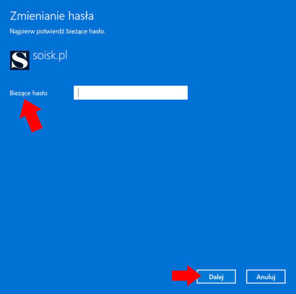 Usuwanie hasła logowania w systemie Windows 11.